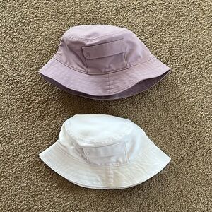 Lululemon Pocket Bucket Hat - white & lilac